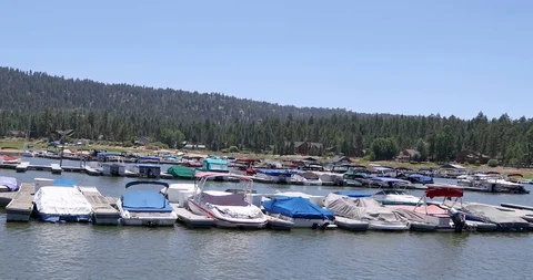 Marina at the Lake Stock-Footage 106275693