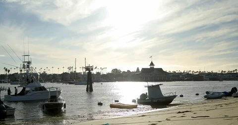 Marina in Newport Beach Video stock 101563672