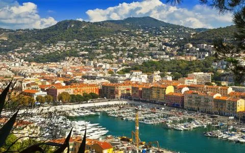Marina in Nice 写真素材