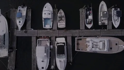 Marina in Rhode Island Video stock 81405220