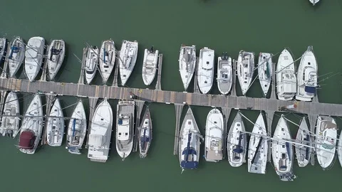 Marina of Royan Video stock 98711124