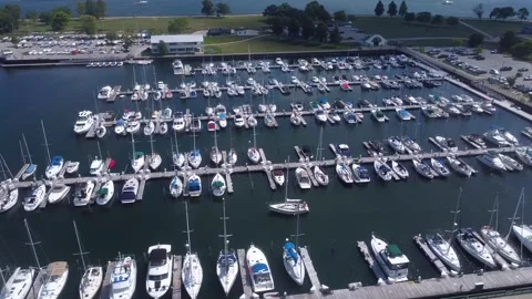 Marina Sail Boat Stock Footage 249558914