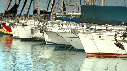 Marina scene 12 Stock Footage 710532