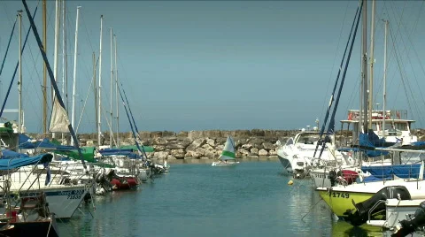 Marina scene 2 Stock Footage 703934
