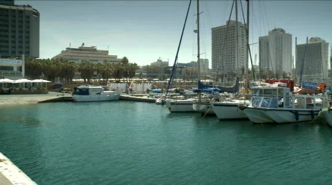 Marina scene 3 Stock Footage 704550