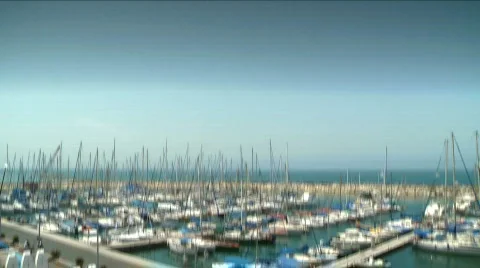 Marina scene 4 Stock Footage 704774