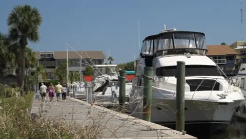 Marina Stroll Stock Footage 8973322