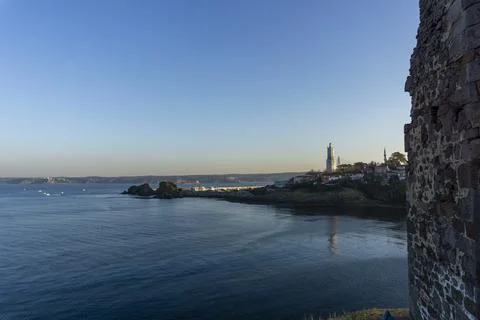 Marina at sunset 스톡 사진