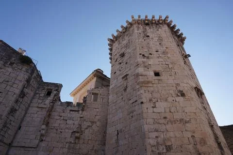 Marina Tower in the old town of Split Stock Photos