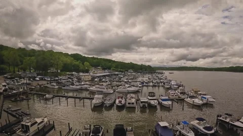 Marina View 4K Stock Footage 241690818