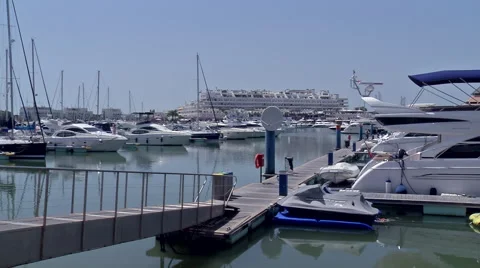 Marina vila moura4 Stock Footage 48399609