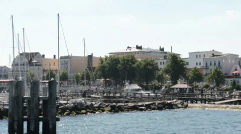 Marina of Warnemuende Stockbeeldmateriaal 36021078
