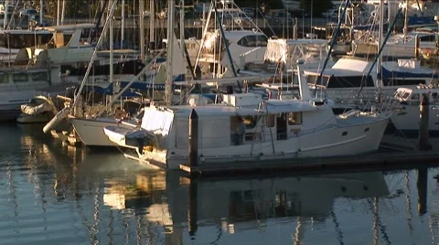 Marina Zoom Stock Footage 7753119