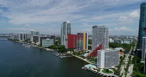 Marinas on Biscayne Bay Stock Footage 157259027