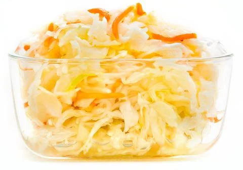 Marinated cabbage  isolated Stock Photos