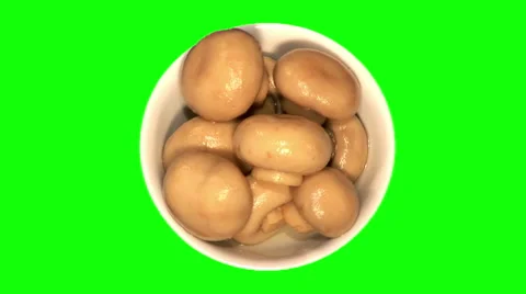 Marinated champignons Stock Footage 46457998