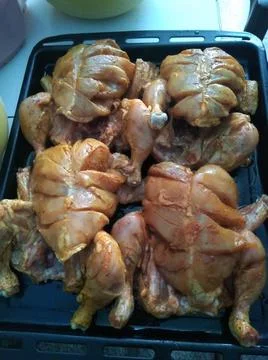 Marinated Chicken 库存照片