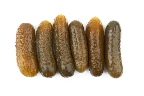 Marinated cucumber isolated Foto stock