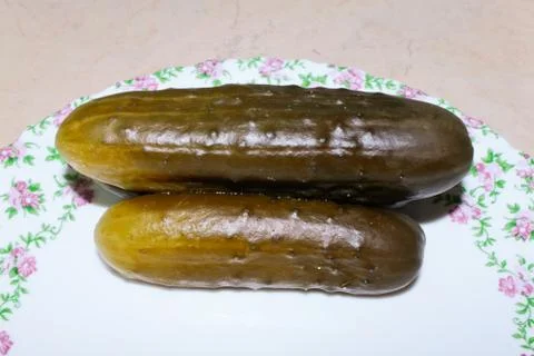 Marinated cucumbers. Stock Photos