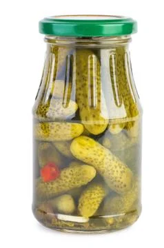 Marinated cucumbers Stock Photos