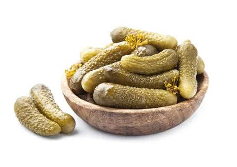 Marinated cucumbers Stock Photos