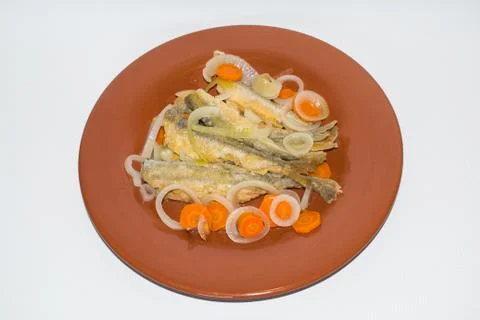 Marinated fish Stock Photos