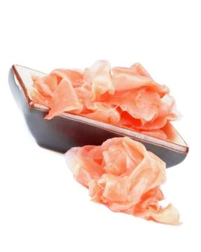 Marinated ginger Stock Photos