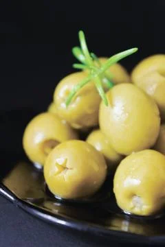 Marinated olives Stock Photos