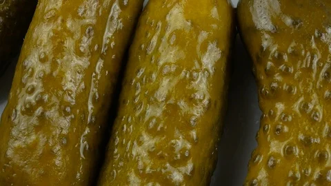 Marinated pickled cucumbers Stock Footage 102783885