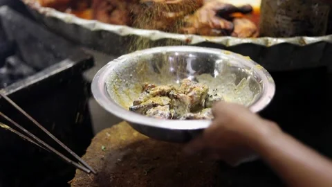 Marinating Chicken Stock Footage 131702471