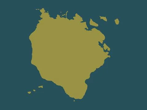 Marinduque, Philippines. Solid color shape Stock Illustration