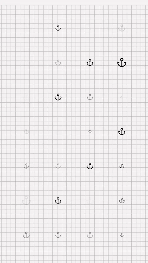 Marine anchor animation loop. Seamless pattern background. small anchors slowly Stock Footage 323082441