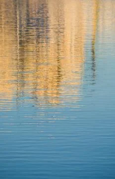 Marine background texture reflecting masts Foto stock