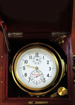 Marine chronometer Foto stock