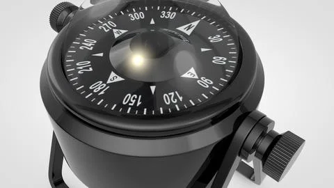 Marine Compass 3D Model