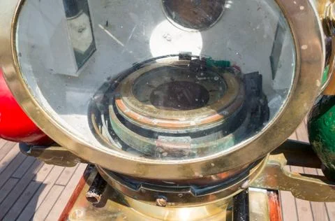 Marine compass Stock Photos