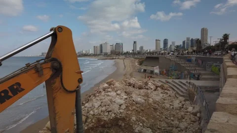 Marine Construction work Stock Footage 121216348