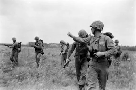 Marine Corps Basic Training, Quantico, Virginia, USA Stock Photos