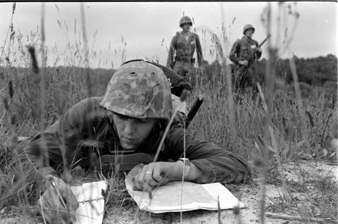 Marine Corps Basic Training, Quantico, Virginia, USA Stock Photos