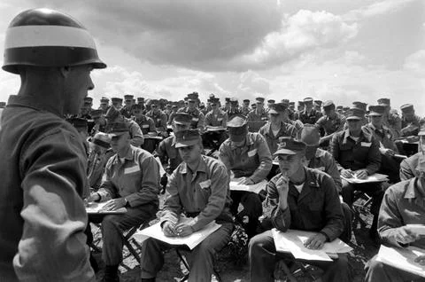 Marine Corps Basic Training, Quantico, Virginia, USA Stock Photos