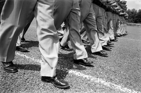 Marine Corps Basic Training, Quantico, Virginia, USA Stock Photos