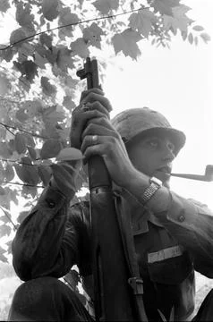 Marine Corps Basic Training, Quantico, Virginia, USA Stock Photos