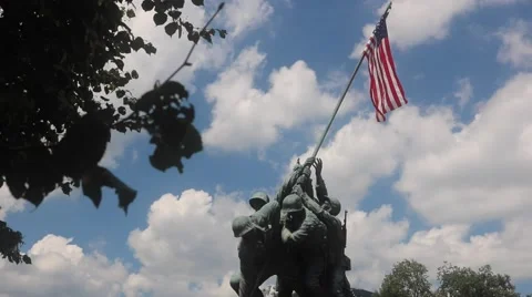 Marine Corps Memorial Stock Footage 67862726