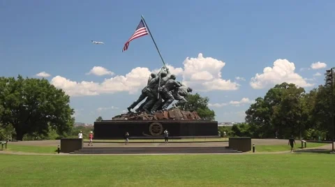 Marine Corps Memorial Stock Footage 67862770