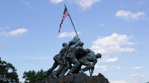 The Marine Corps War Memorial Stock Footage 65157993