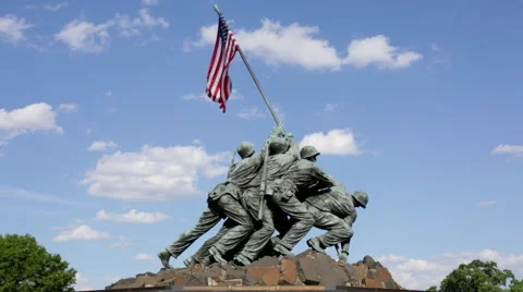 The Marine Corps War Memorial  Video stock 65158507