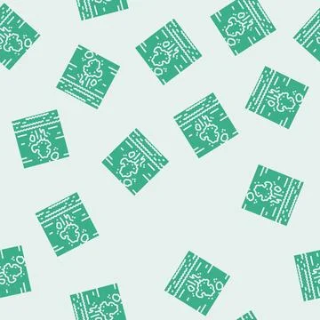 Marine corrosion glyph seamless pattern Stock Illustration
