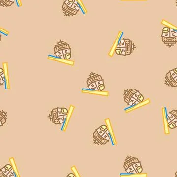 Marine corrosion vector seamless pattern Stock Illustration