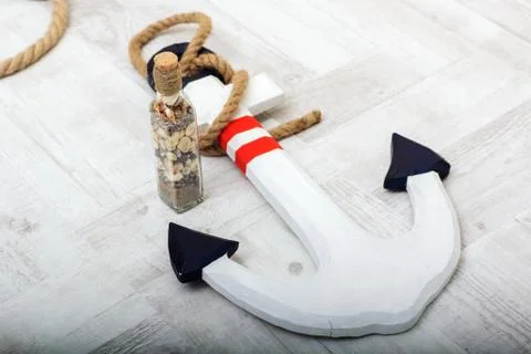 Marine elements of the interior Stock Photos