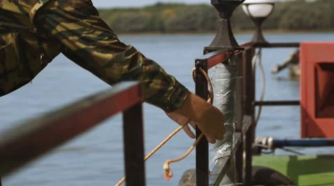 Marine Knot Stock Footage 58480707